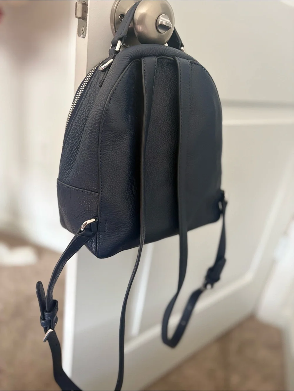 kate spade navy interior mini backpack